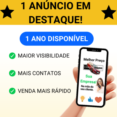 anuncio em destaque para vender carro usado rápido